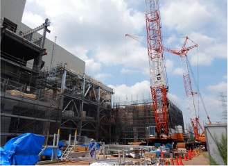 重量物の搬入・撤去・解体事例