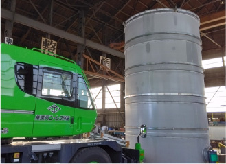 重量物の搬入・撤去・解体事例